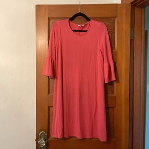 GAP Coral Long Sleeve Dress